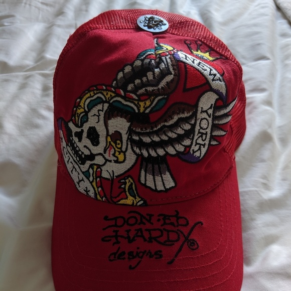 Ed Hardy Adjustable Hat - Picture 1 of 2